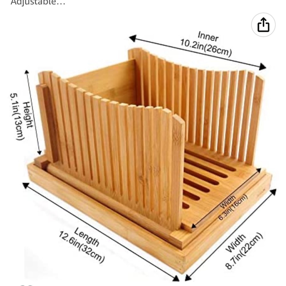 Bamboo Bread Slicing Guide - Picture 5 of 6